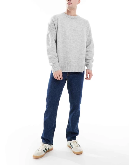 Прямые джинсы JJ Rebel Noah темно-синего цвета blue denim