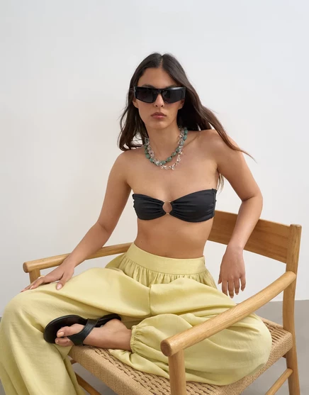 Женский топ-бандо TopShop, черный