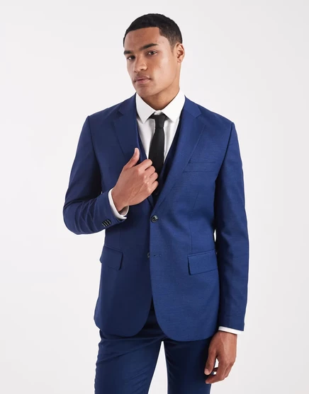 Мужской пиджак Jack & Jones суперслим, синий