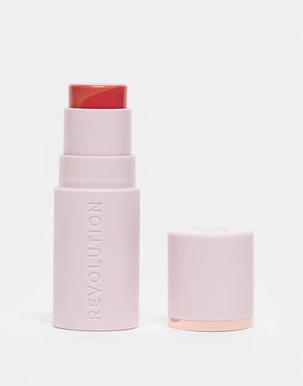 Румяна Revolution Skin Silk Marble в оттенке затонувшего абрикоса sunkissed apricot