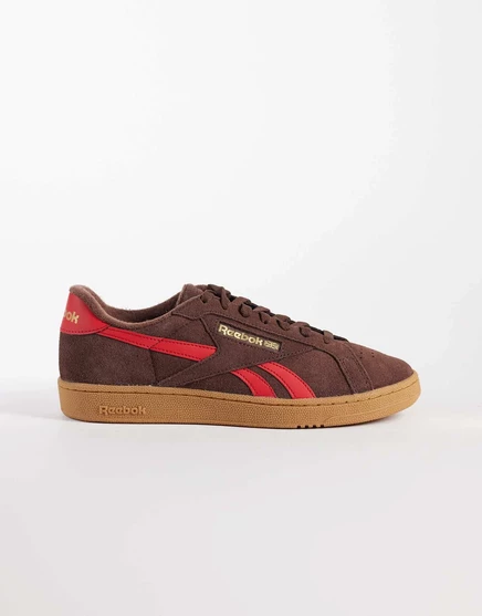 Мужские кроссовки Reebok Club C, коричневые и красные