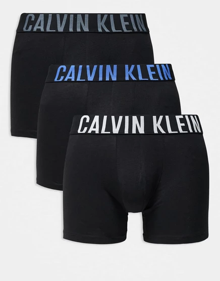 Мужские боксер‑брифы Calvin Klein Intense Power, 3 шт., черные