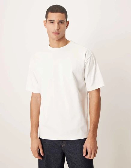 Мужская футболка ASOS Design премиум из интерлока, белая