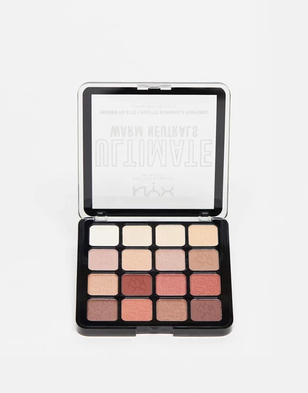 Палитра теней NYX Professional Makeup Ultimate Shadow Palette Vegan 16-Pan - Теплые нейтральные оттенки warm neutrals