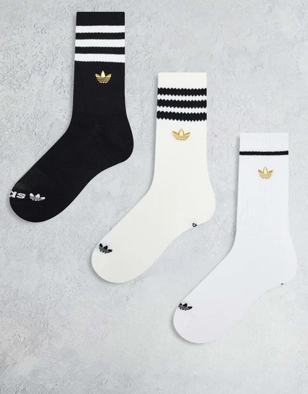 Носки adidas Originals Limited Roller, 3 пары, средние, многоцветные