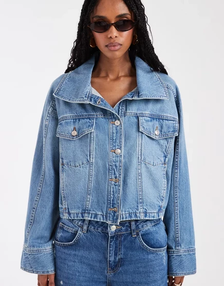 Женская куртка Free People Side to Side, river wash