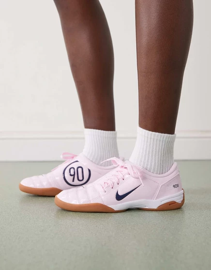 Кроссовки Nike T90 розового цвета pink