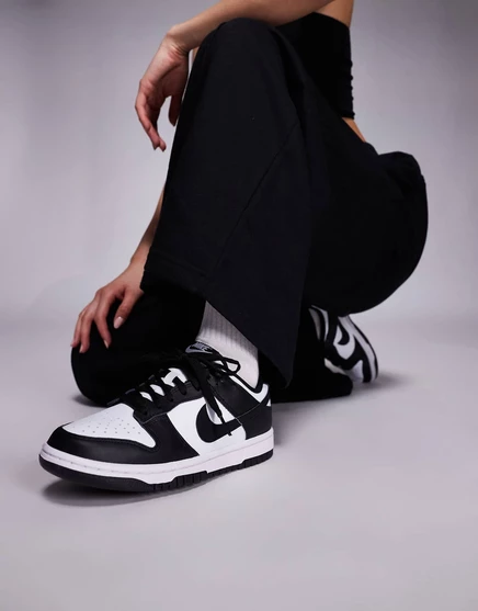 Кроссовки Nike Dunk Low, черно-белые