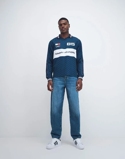 Мужские джинсы ASOS COLLECTIVE AC-B-251 зауженные, средне-голубые