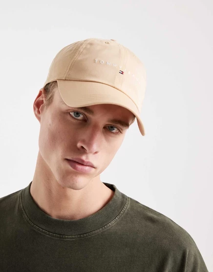Мужская кепка Tommy Jeans Linear Logo, песочная