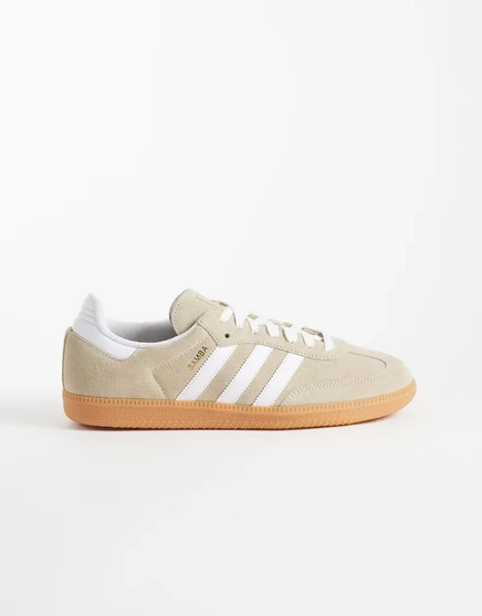 Мужские кроссовки adidas Originals Samba OG, бежево-белые