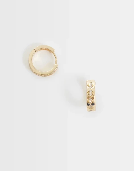 Мужские серьги-хагги ASOS Design с кристаллами, золотистые