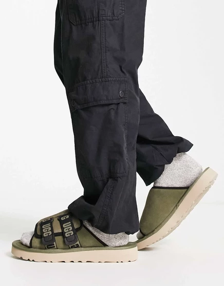 Женские сабо UGG Golden Coast, оливково-зеленые