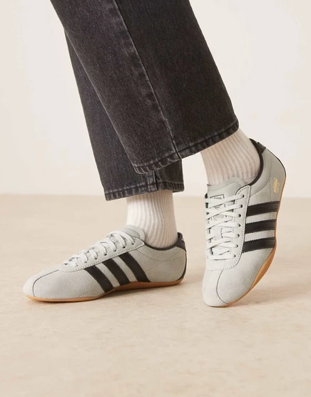 Женские кроссовки adidas Originals Tokyo низкопрофильные на шнуровке, светло-голубые и темно-синие