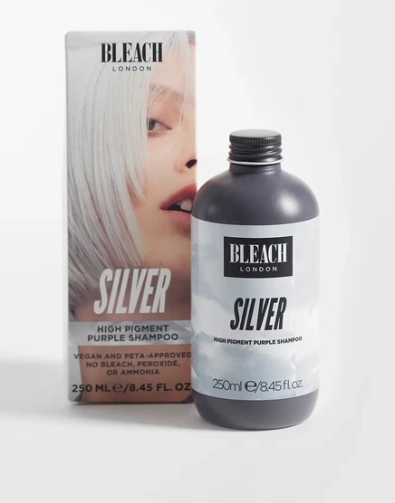 Отбеливающий шампунь London Silver Blonde Shampoo серебристый