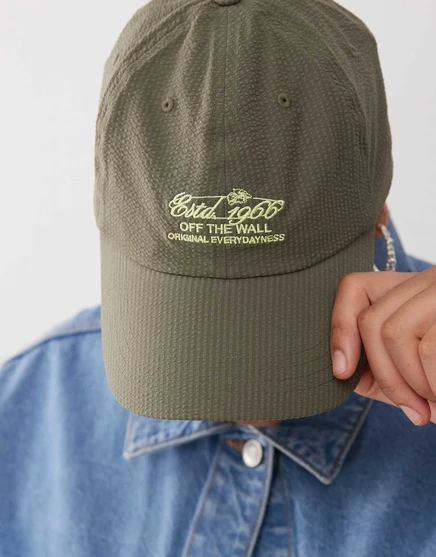 Кепка Vans Estd 1966 зеленого цвета  khaki