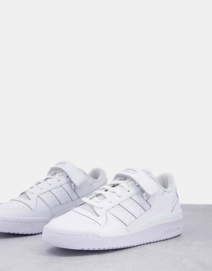 низкие кроссовки adidas Originals Forum тройного белого цвета white