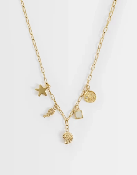 Женское ожерелье Abbott Lyon Ocean Charm, позолота, золото