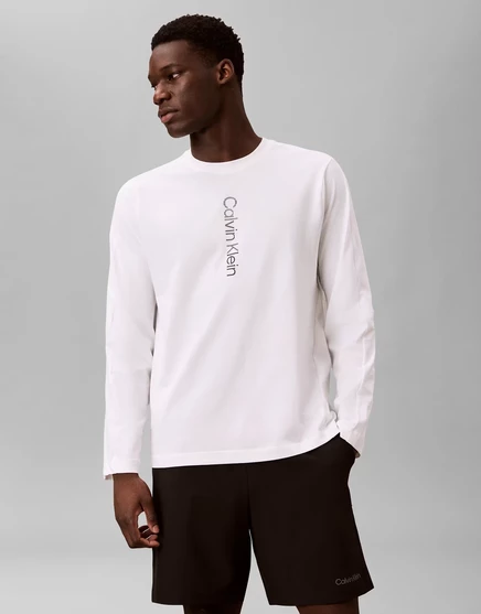 Мужской лонгслив Calvin Klein Performance, белый