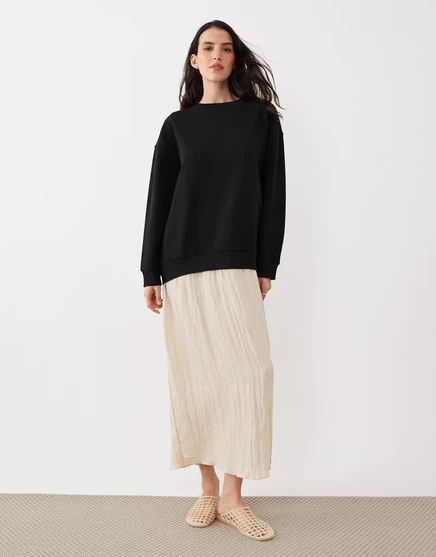 Женское платье-свитер ASOS Design оверсайз, монохром