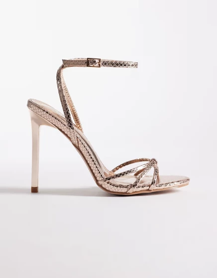 Женские босоножки SIMMI Shoes Gina с декором, розовое золото