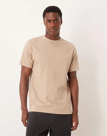 ДИЗАЙНЕРСКАЯ футболка ASOS с круглым вырезом в тяжелом весе из камня