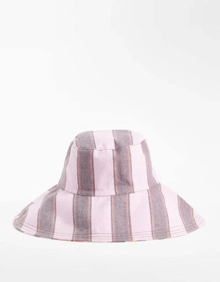 Женская двусторонняя панама ASOS Design, полосатая