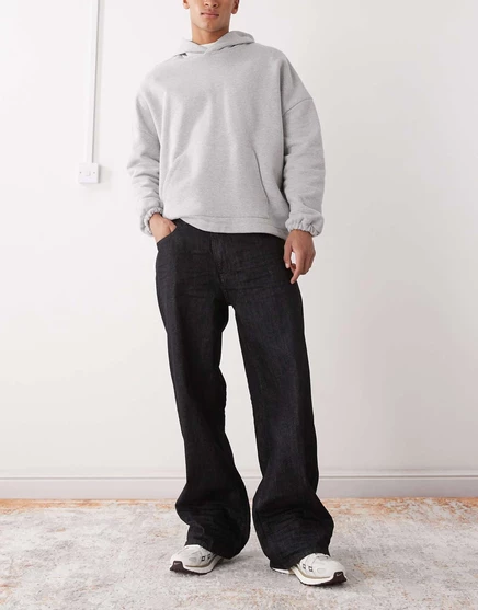 Мужские широкие джинсы Cheap Monday Looser, чёрные