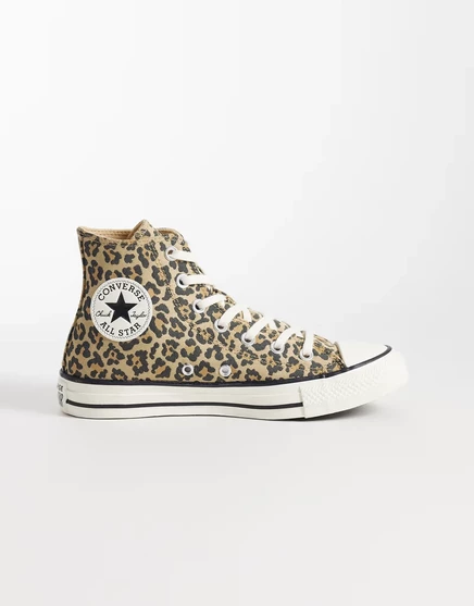Женские кеды Converse Chuck 70 Hi с леопардовым принтом