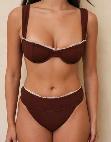 Женские плавки-бикини Dippin' Daisy's Sydney cheeky, терракотовые