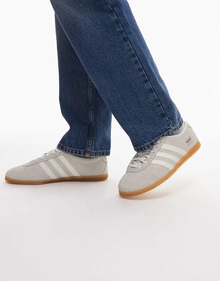 кроссовки adidas Originals Gazelle Lo Pro темно-белого цвета