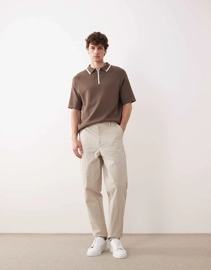 Мужские чиносы ASOS Collective AC-B-252, экрю