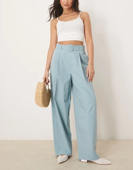 Чистые брюки-баллоны ASOS DESIGN бирюзового цвета turquoise