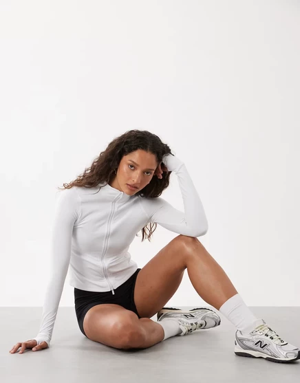 Женская куртка на молнии Cotton On Active, белая