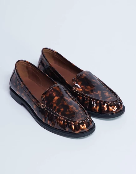 Женские лоферы topshop coby, черепаховый