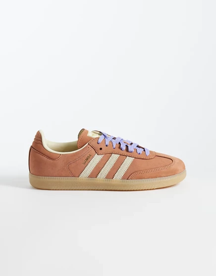 Женские кроссовки adidas Originals Samba OG, светло-коричневые и слоновая кость