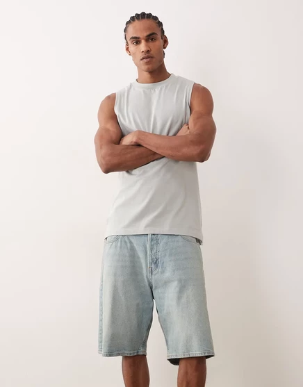 Мужские джинсовые шорты Jack & Jones Alex, светло-голубые