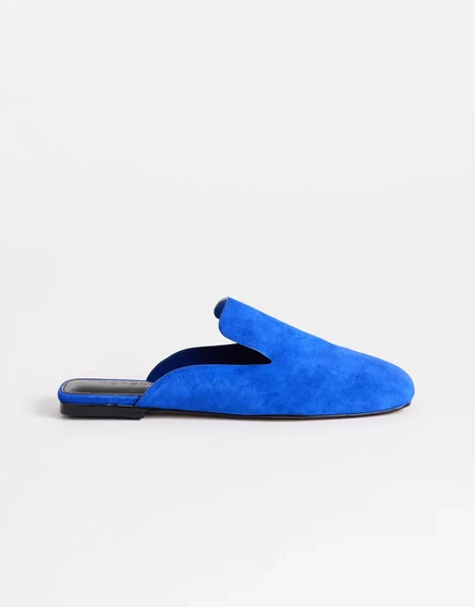 Женские мюли Topshop из замши, кобальтовые