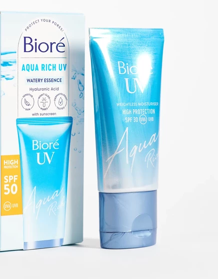 Солнцезащитный крем Biore UV Aqua Rich Essence SPF50, 50 мл