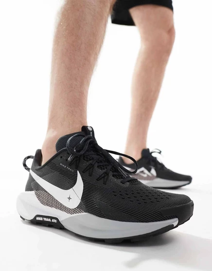 Черно-белые кроссовки Nike Running Reactx Pegasus Trail 5 black