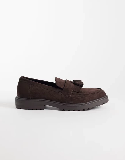 Мужские лоферы SEQWL Pier из искусственной замши, коричневые