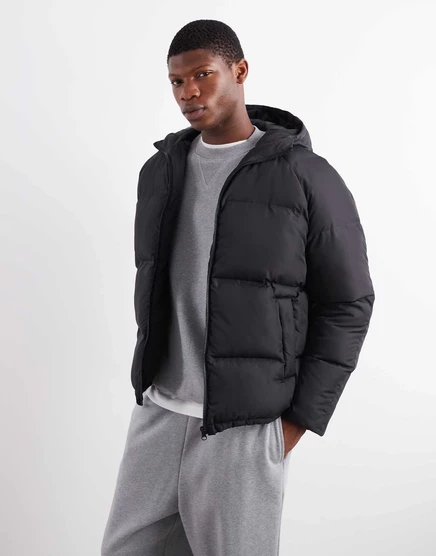 ДИЗАЙНЕРСКИЙ пуховик ASOS черного цвета black