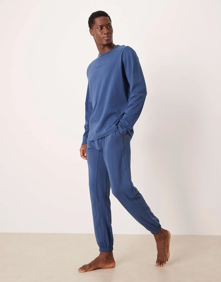 Мужской домашний костюм Calvin Klein, темно-синий