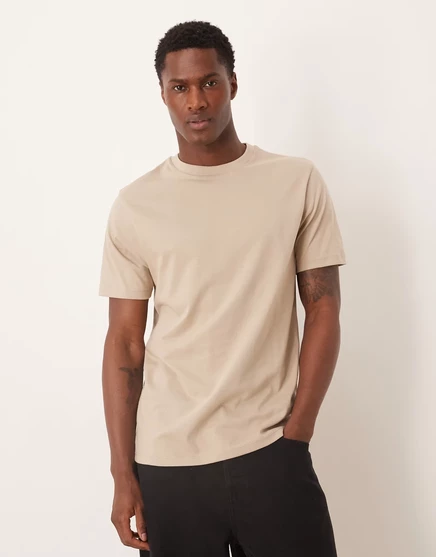 Мужская футболка ASOS Essentials, каменная