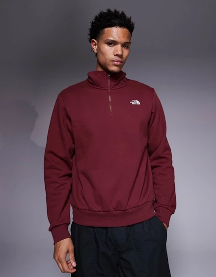 Толстовка The North Face Evolution с застежкой на молнию бордового цвета burgundy