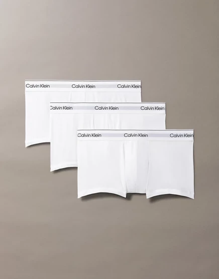 Мужские слипы Calvin Klein 3 шт. низкой посадки, белые