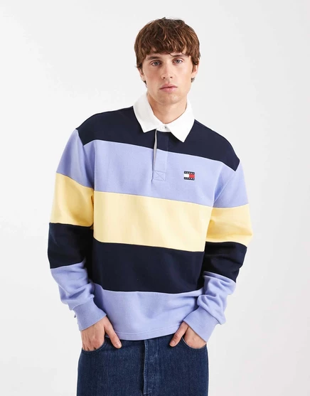 Мужской регби-свитер Tommy Jeans, темно-синий