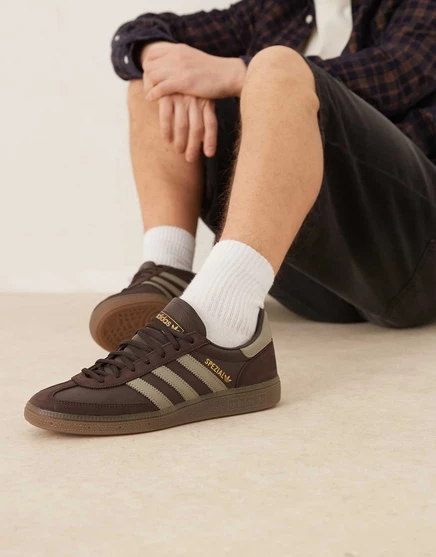 Мужские кроссовки adidas Handball Spezial, корич.-серые