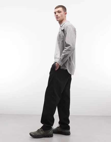 Мужские брюки Gramicci G Pants свободного кроя, черные