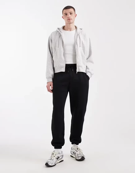 Мужские зауженные спортивные штаны asos design, чёрные